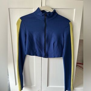 Urban outfitters cropped zip up top